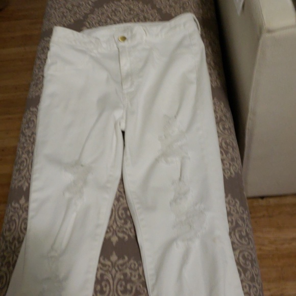 American eagle distressed white jeggings - Picture 2 of 5